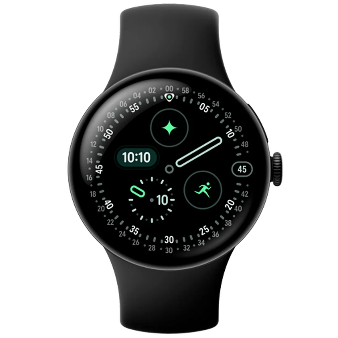 Pametna ura GOOGLE Pixel Watch 4, 41 mm, črna (Black/Obsidian)